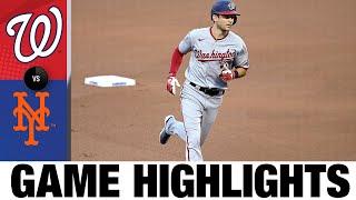 Max Scherzer Ks 7 in Nationals win  Nationals-Mets Game Highlights 81120