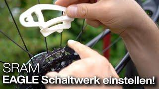 SRAM EAGLE XX1 XO1 GX Schaltwerk einstellen auch AXS mit Montage-Messlehre SRAM Chain Gap Tool