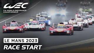 Race Start I 2023 24 Hours of Le Mans I FIA WEC