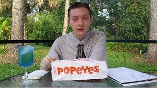 Popeyes Cheddar Biscuit Butterfly Shrimp - Food Review