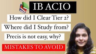 How to prepare for IB ACIO TIER 2 Exam essay for ib acio precis for ib acio #ib #ibacio #acio