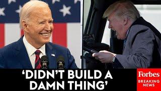 JUST IN President Biden Hammers Trump While Giving Remarks On His Agenda In Wisconsin