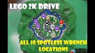 LEGO 2K Drive - ALL 10 Spotless Wrench Locations - Turbo Acres Map