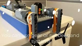 Tips to make a lego motor boat