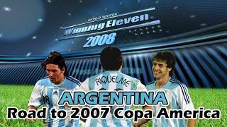 PS3 PES 2008 Argentina All Goals in Copa America 2007