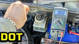 Experienced motorists know how to check brake fluid with a multimeter