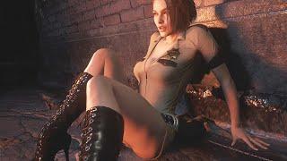 Resident Evil 3 Remake Jill Valentine in Sexy Sheriff Costume - PC Mod 4K 60fps