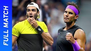 Matteo Berrettini vs Rafael Nadal Full Match  2019 US Open Semifinal