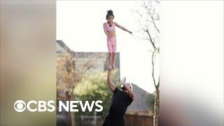 Dad helps daughter overcome her fear