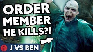 J vs Ben VICIOUS Voldemort Harry Potter Trivia Quiz Feat. MovieFlame