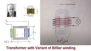 Transformer with Variant of Bifilar Winding Schematics and Testing  Free Energy