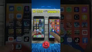 Apple iPHONE SE 2020 SE2 vs iPHONE 8 Antutu Benchmark Speed Test #shorts