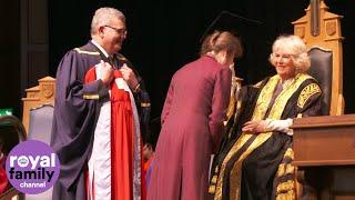 Duchess of Cornwall Awards Princess Anne Honorary Degree