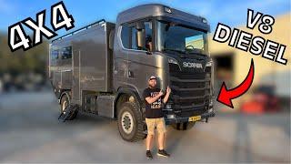 Touring a $1 Million SCANIA RV Imported from HOLLAND