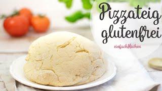 Glutenfreier Pizzateig -  Hefeteig Rezept für Pizzateig glutenfrei von einfachKochen