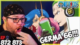 GERMA 66 Activated One Piece Episode 872 & 873 Reaction