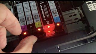 How to change an ink cartridge on a Canon Pixma printer