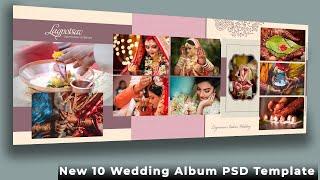#Wedding Album Design #PSD #Free Download - 12x36 PSD Templates VOL 3