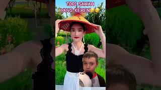 TOPI SAWAH YANG KEREN???? #shortvideo #viralvideo #shortsfeed #funny #boongitems