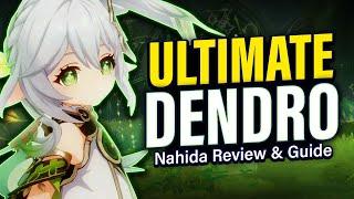 GODLY DENDRO C0 NAHIDA GUIDE How to Play Best DPS & Support Builds Teams  Genshin Impact 3.2