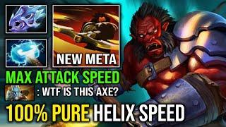 NEW META Moon Shard + Maelstrom 100% Pure Helix Spinning Max Attack Speed Hard Carry Axe Dota 2