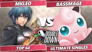 Double Down 2022 Top 64 - MkLeo Byleth Vs. BassMage Jigglypuff SSBU Smash Ultimate Tournament