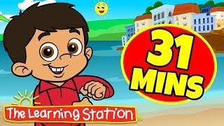 A Ram Sam Sam Song  The Learning Station  31 Mins Compilation  Videos for Kids