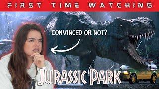 This * BLEW * her mind - Sci-Fi Hater Girlfriend First Time Watching  Reaction * JURASSIC PARK *