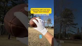 Catching a  with no fingers #trickshot #football #catch #hands #sports