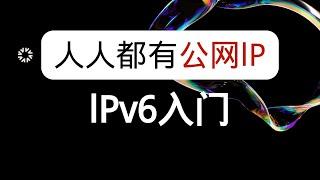 IPv4分配耗尽？人人都有的公网IP，IPv6新手入门，电脑路由器配置IPv6地址，IPv6通信流程，IPv4的NAT网络地址转换存在的问题，IPv6-PD前缀委托下发无限公网IPv6地址