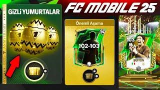 KOŞŞ FC MOBILE 25 ÇIKTI GİZLİ YUMURTA ÖDÜLLERİ HEDİYE İKON BEDAVA CEVHER YIL DÖNÜMÜ ETKİNLİĞİ