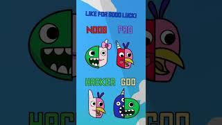 Noob vs. Pro vs God  Garten of Banban Cartoon Animation