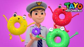 Tayos donut delivery l Rescue Team Song l Learn Colors numbers with donuts l Tayo the Little Bus