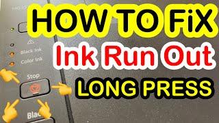 How to FIX ink Run Out  ink Runout sa Canon printer