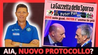 JUVENTUS giá in CRISI? AIA e INTER nuovo PROTOCOLLO l´arbitro diventa GIOCATORE ecco il VIDEO