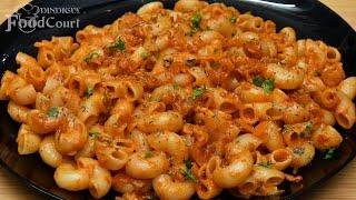 Quick & Tasty Macaroni Pasta Pasta Recipe Indian Style Macaroni Pasta