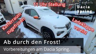 Dacia Spring - Winterprobleme und Abhilfe