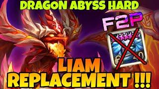 F2P LIAM REPLACEMENT  DRAGRON ABYSS HARD SPEED TEAM SUMMONERS WAR