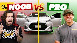 I challenged a Pro at Window Tinting