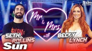 WWE superstar couple Seth Rollins & Becky Lynch play Mr & Mrs