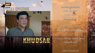 Khudsar Episode 52  Teaser  Top Pakistani Drama