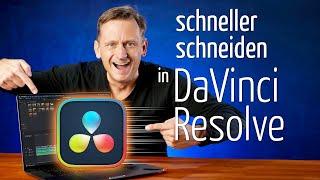 DaVinci Resolve SCHNELLER schneiden und Zeit sparen