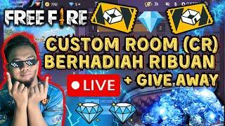 LIVE FF CR BERHADIAH 12 JAM SAMPAI RIBUANDIAMOND + GIVE AWAY PART 1 II FF LIVE GIVEAWAY ALOK I