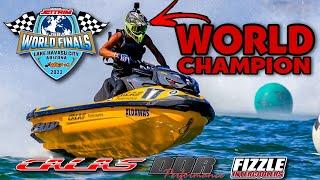 FASTEST JETSKI WORLD CHAMPION Rashed Aldawas + CALAS BUILT SEADOO = 1st PLACE @ IJSBA World Finals