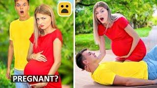 IM PREGNANT PRANK Funny DIY Pranks on Family & Friends