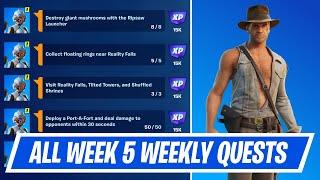 Fortnite Week 5 Quests Guide - How to complete Week 5 Weekly Challenges in Chapter 3 Season 3