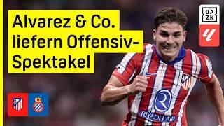 Unglaubliches Offensiv-Feuerwerk von Alvarez & Co. Atletico Madrid - Espanyol  LaLiga  DAZN