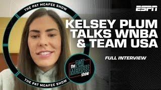 Kelsey Plum on Caitlin Clark WNBA vs. Olympics NBA All-Star Weekend & more  The Pat McAfee Show