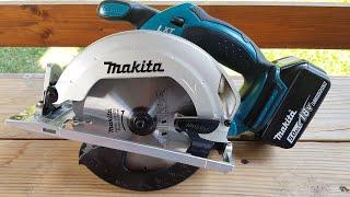 My first tests with the Makita DSS611 18V cordless circular saw