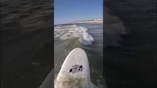 Surfing crystal clear water  #shorts #surfing #surf #ocean #newjersey #summer #shortsfeed #clear